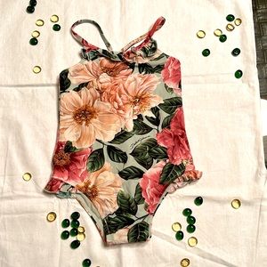 Dolce & Gabbana Baby Girl floral print swimwear